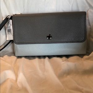 Coach triple wristlet